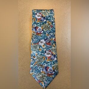 Christian Dior men’s silk necktie 60” multicolored VGC